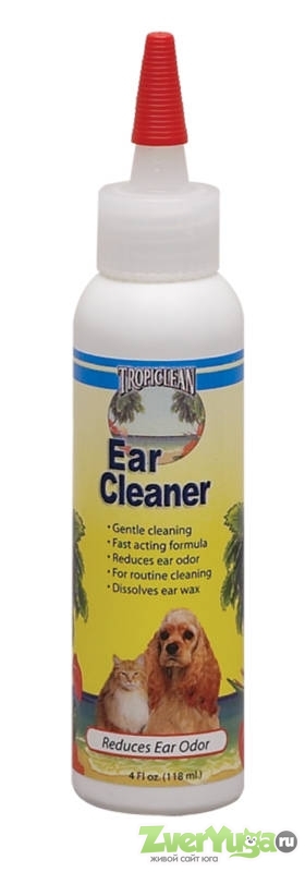 Купить TropiClean Ear Cleaner Средство для чистки ушей собак и кошек (Tropiclean)