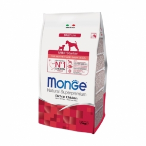 Купить Monge Dog Mini Starter Монж корм для щенков мелких пород (Monge)