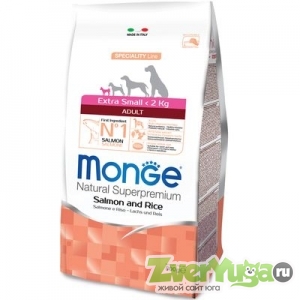  Monge Dog Speciality Extra Small Adult Salmon           (Monge)