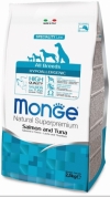 Monge Dog Speciality Hypoallergenic Монж корм для собак гипоаллергенный лосось с тунцом, Monge