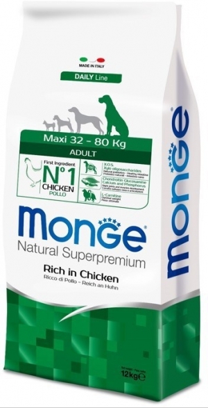 Купить Monge Dog Maxi Adult Монж корм для взрослых собак крупных пород (Monge)