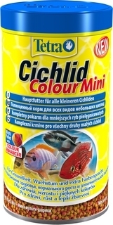 Купить Tetra Cichlid Colour Mini корм для небольших видов цихлид для улучшения окраса, гранулы (Tetra)