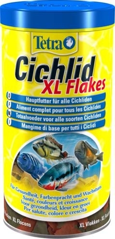 Купить Tetra Cichlid XL корм для всех видов цихлид, крупные хлопья (Tetra)