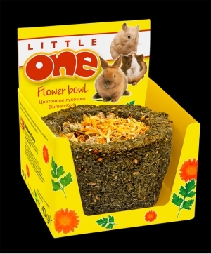 Купить Little One Цветочное лукошко лакомство для всех видов грызунов (Little One)