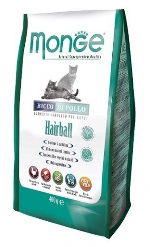 Купить Monge Cat Hairball корм для кошек для выведения шерсти (Monge)