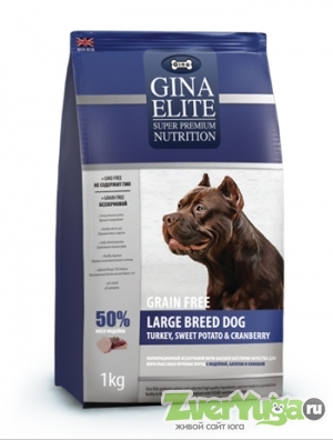  Gina Elite Grain Free Large Breed Dog Turkey, Sweet Potato & Cranberry           (Gina)