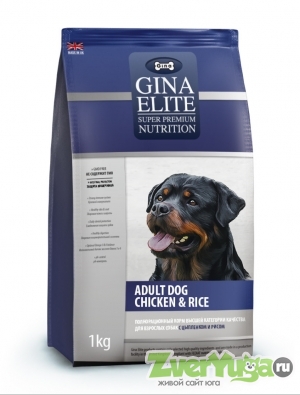  Gina Elite Adult Dog Chicken & Rice      (Gina)