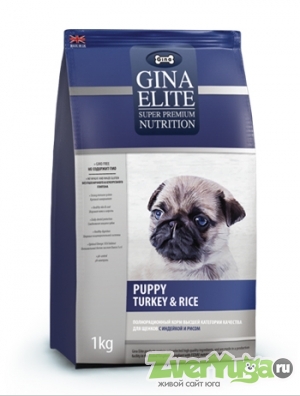  Gina Elite Puppy Turkey & Rice      (Gina)