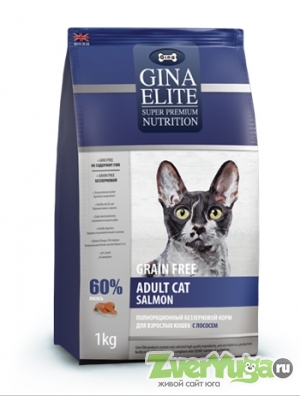  Gina Elite Grain Free Adult Cat Salmon        (Gina)