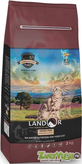  Landor GRAIN FREE FOR CATS HAIRBALL&WEIGHT CONTROL -             (Landor)